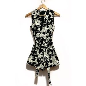 Bleuh Ciel Black and White Romper